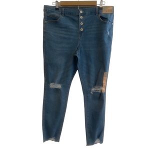 Thereabouts Girls Plus Jeans Superflex high rise skinny Size 20.5 kids/juniors